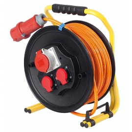 CEE-Professional cable reel 440V 320mmØ 30 m H07R