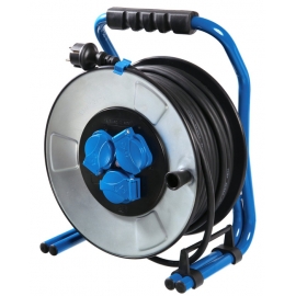 Professional metal cable reel 285mmØ 33 m H07RN-F