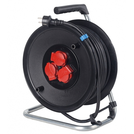 Safety cable reel 230mmØ 25 m H07RN-F 3G1,5 with