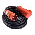 CEE-neoprene rubber cable extension 16A, 11Kw 100m