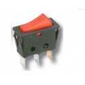 RED ROCKER SWITCH 6A 250V 9.5x21mm