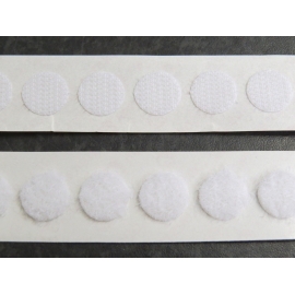DISCO VELCRO ADESIVO 12MM FEMEA-101 BRANCO