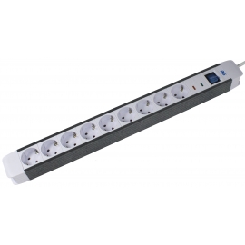 9-way socket strip FLASH