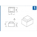 CAIXA PLASTICA EI30 - SO 10X10T MOD. 1 