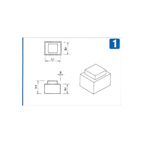 CAIXA PLASTICA EI30 - SO 10X10T MOD. 1 