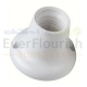 E27 FITTING W. BASE WALL/CELLING MOUNT 60W WHITE