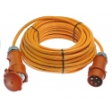 CEE-polyurethane cable extension 16A, 11Kw 10m H07