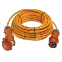 CEE-polyurethane cable extension 16A, 11Kw 10m H07