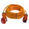 CEE-polyurethane cable extension 16A, 11Kw 25m H07