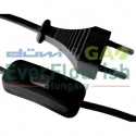 BLACK 1.5m EXTENSION with SWITCH