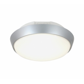 PLAFOND CORAL LED 10W 4000K IP44 IK10 ring silver