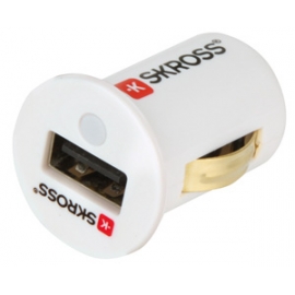 CARREGADOR DE CARRO SKROSS USB 1000mA 12V