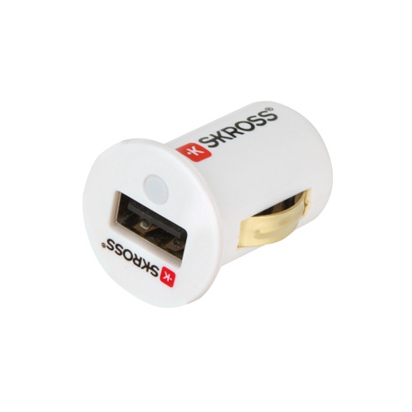 CARREGADOR DE CARRO SKROSS USB 1000mA 12V