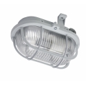 OVAL 60W E27 silver