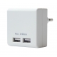 CARREGADOR 2x PORTAS USB 2100mA