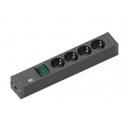 BLOCO TOMADAS CONNECT LINE 4 C/INTERR + 2M CABO