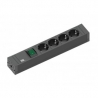 BLOCO TOMADAS CONNECT LINE 4 C/INTERR + 2M CABO