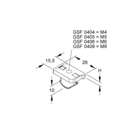 FEMEA M6 COM MOLA GSF0406