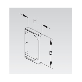 PROTECCAO P/CALHA 60x60MM