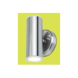 MINI SPOT PAREDE INOX ESCOVADO LUCA 18W LED IP44