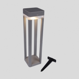 BALIZA TABLE CUBE SOLAR LED 1W 3000K IP44