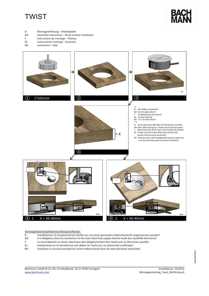 Leaflet assembly unit TWIST